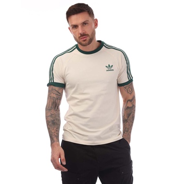 adidas california 3 stripe t shirt